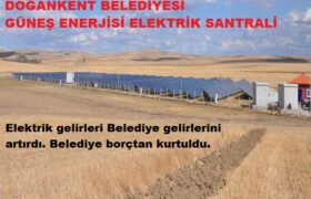 Kurduğu güneş enerjisi sistemi ile belediyenin tüm masraflarını karşıladı